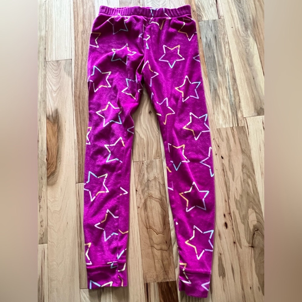 Cat & Jack Purple Star Pattern Leggings Girl’s Size 12